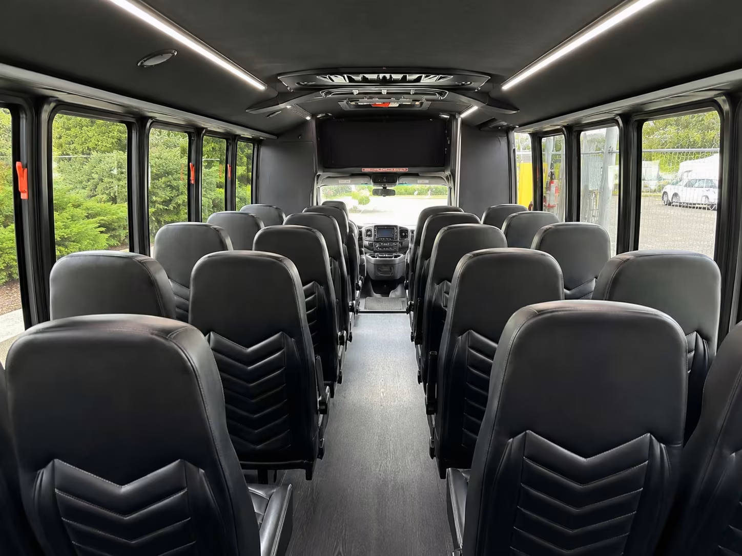 18 passenger minibus inside