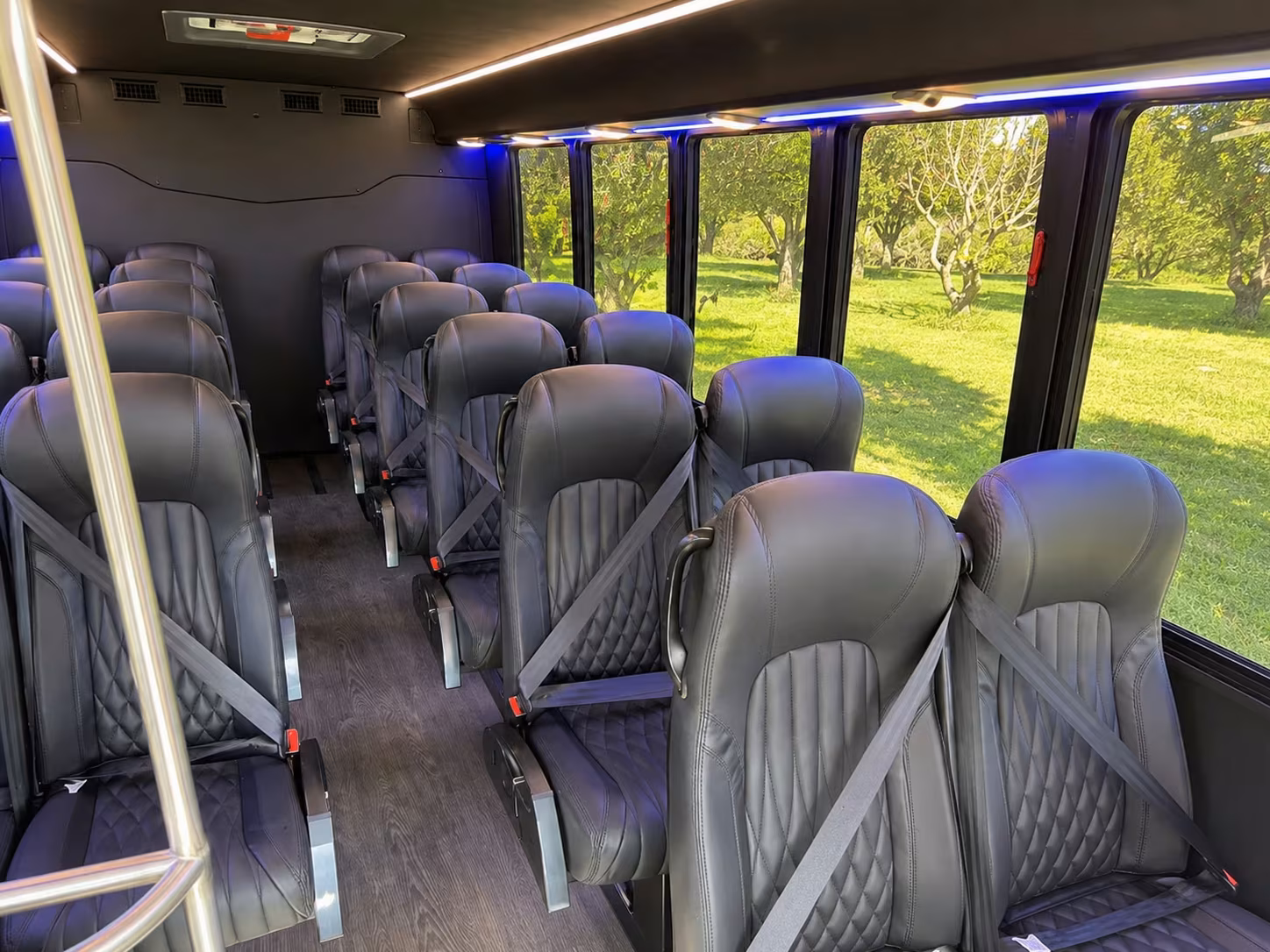 20 passenger minibus interior