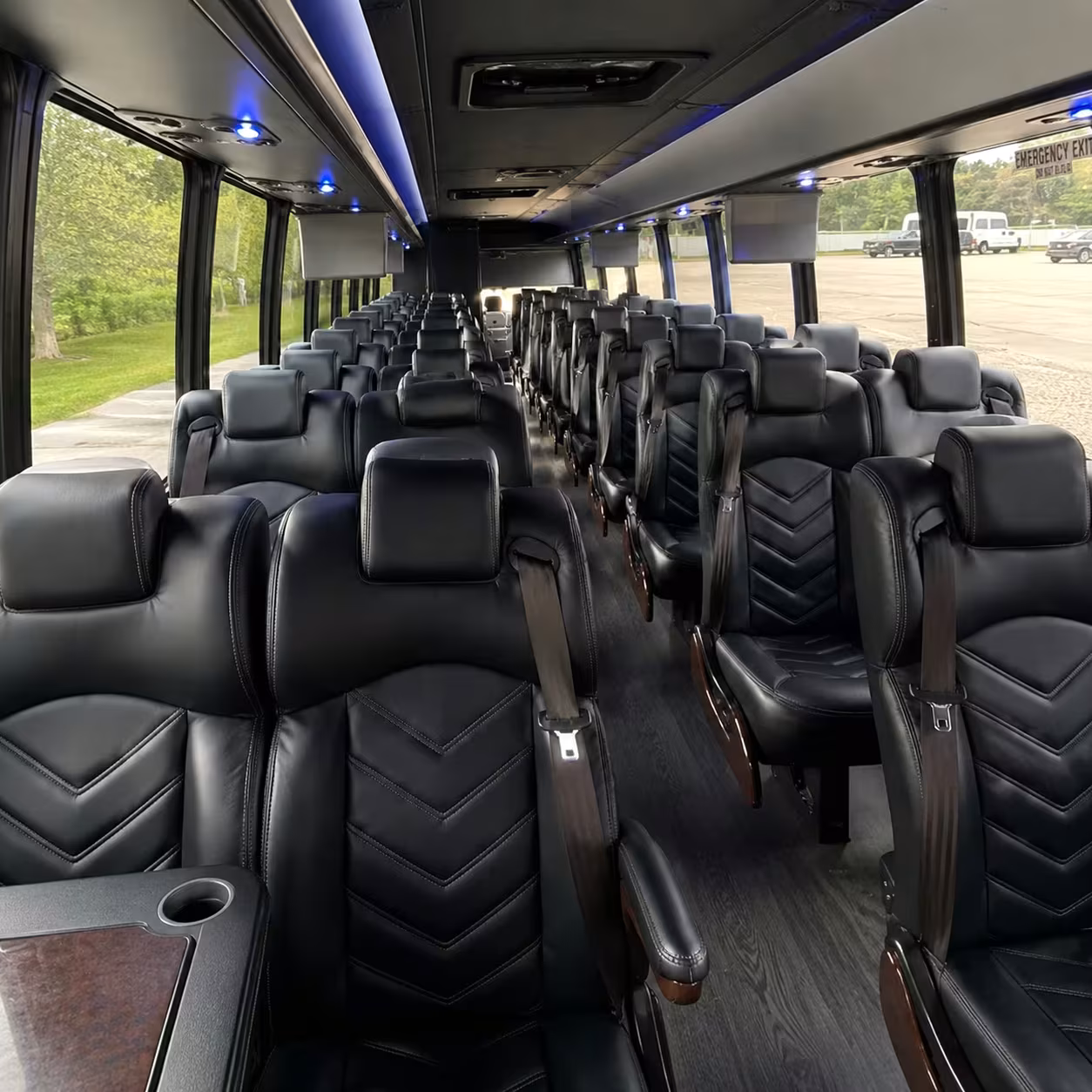 35 passenger minibus inside