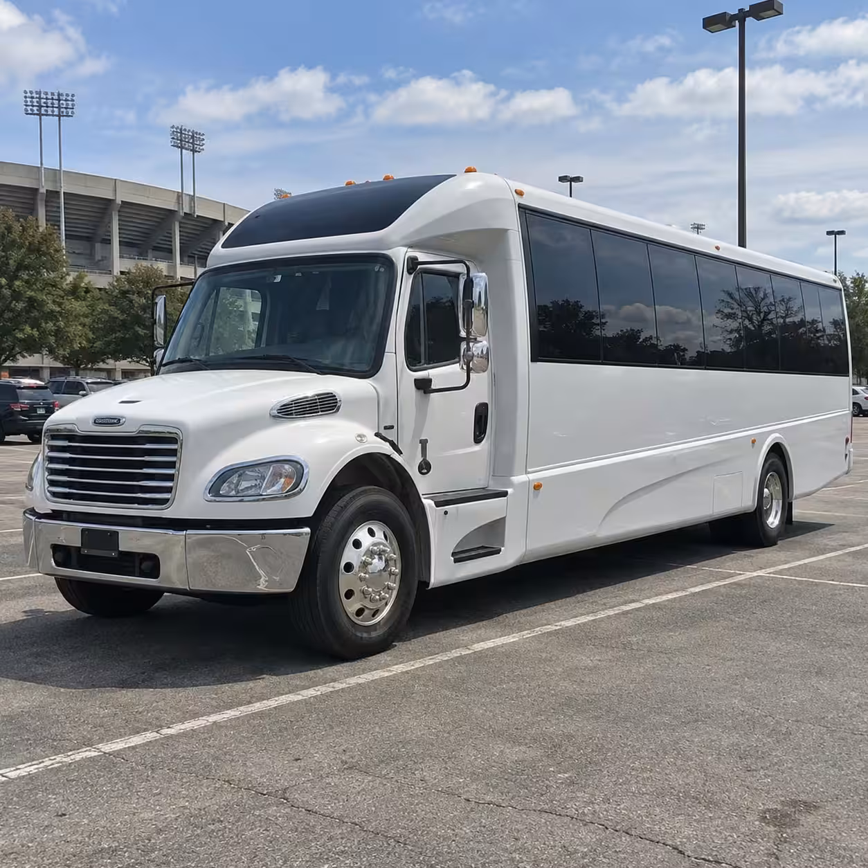 bridal party minibus rentals in sterling heights for hair and makeup
