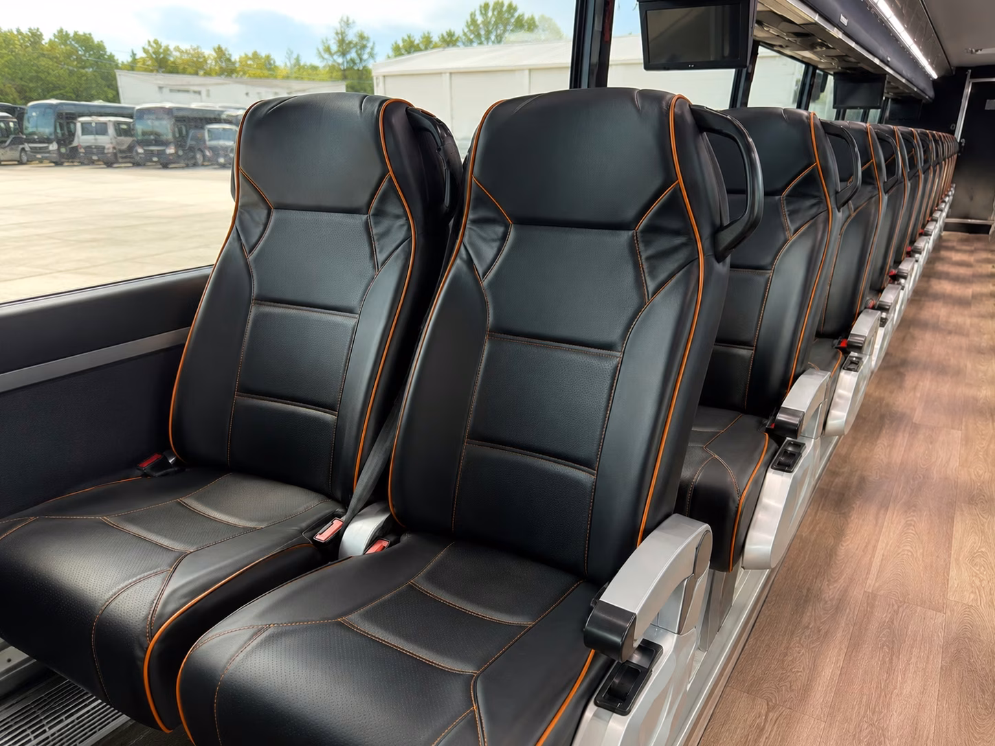 ceremony to reception charter bus rentals in sterling heights