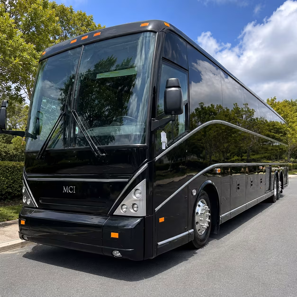 game day charter buses from sterling heights to detroit stadiums