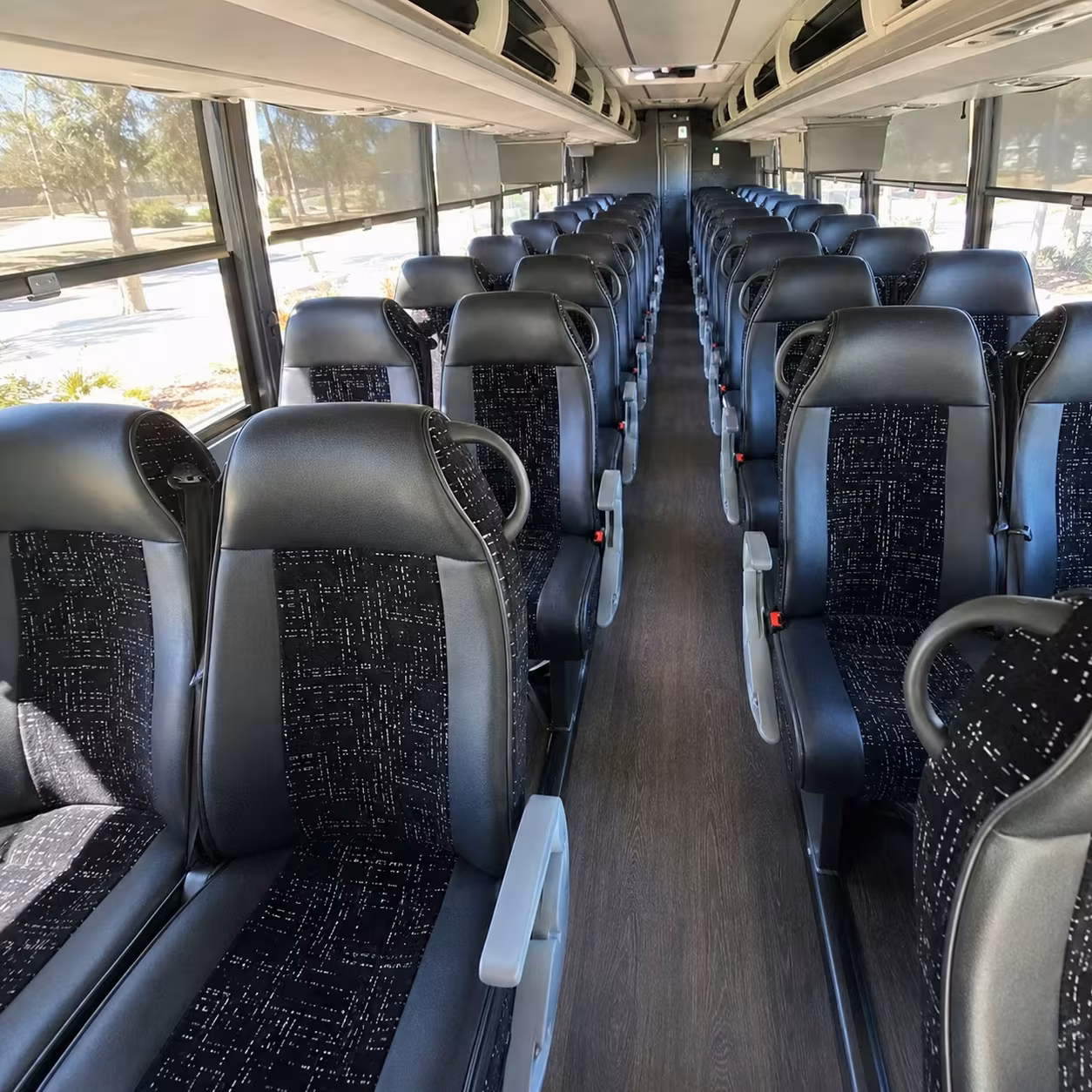 sterling heights charter bus interior gallery