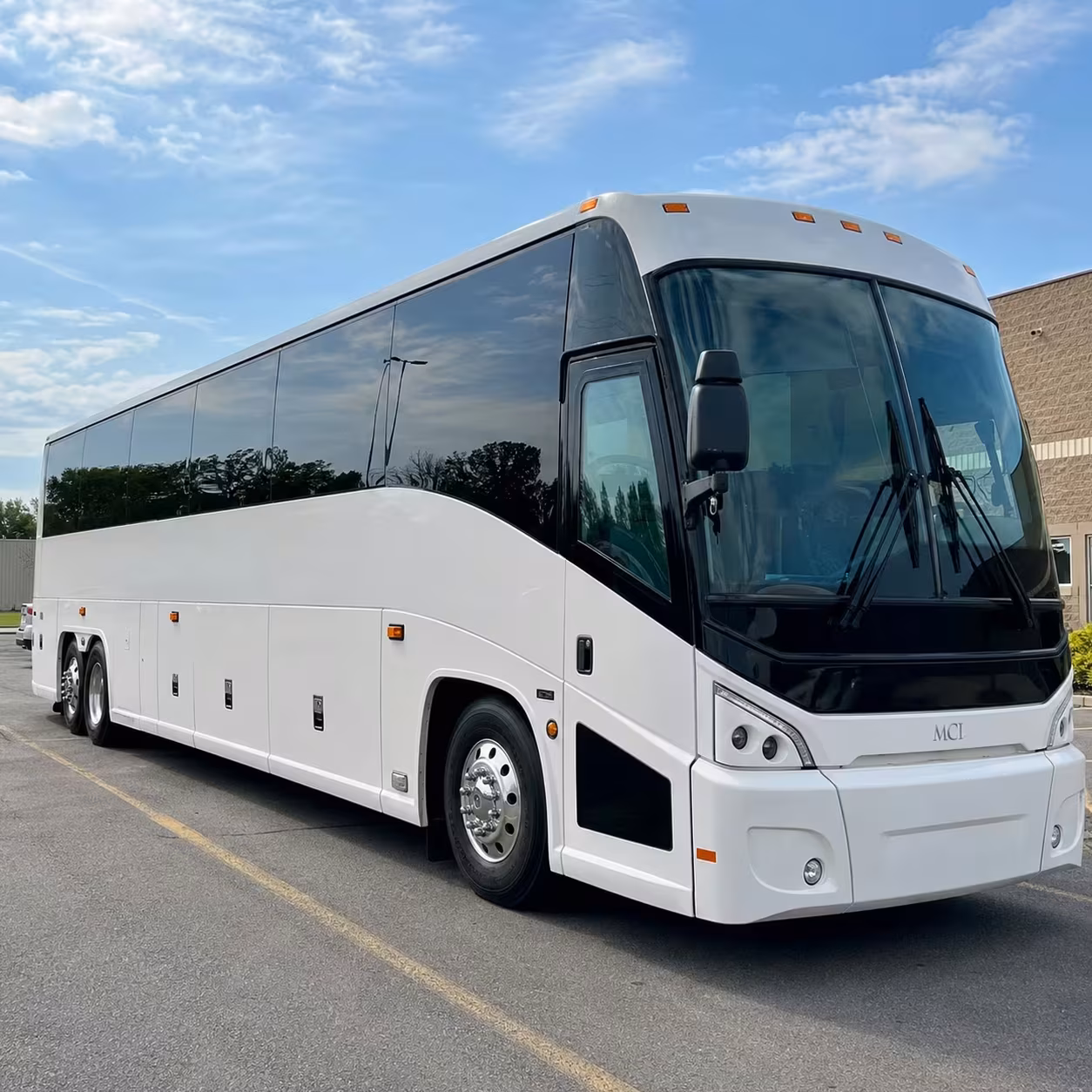 sterling heights charter bus rental exterior