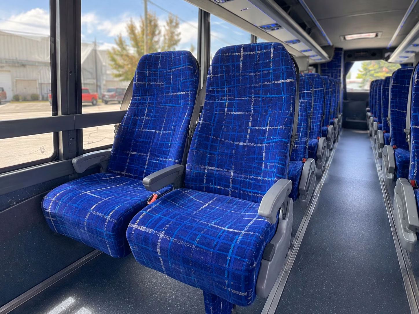 sterling heights charter bus rental interior