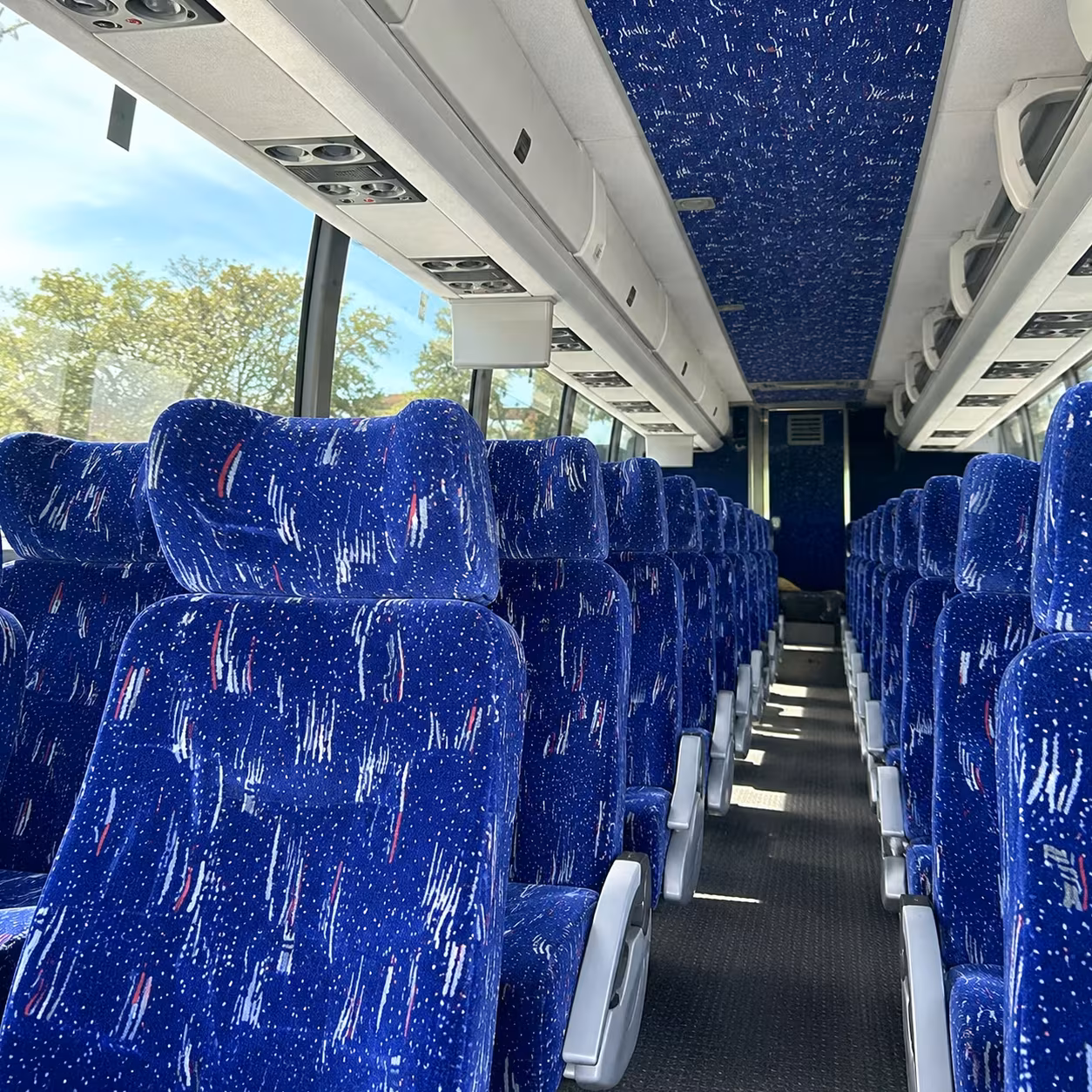 sterling heights charter bus rentals for selfridge base transfers