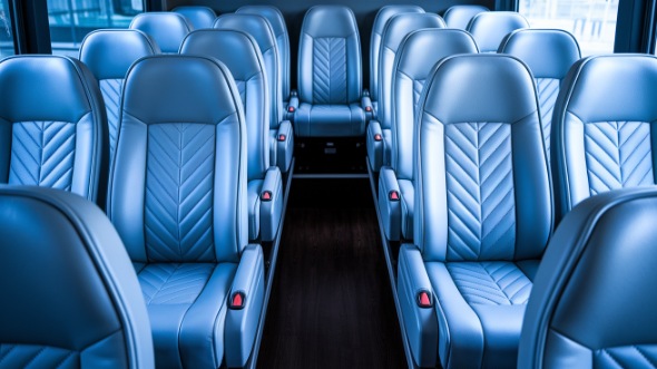 sterling heights 15 passenger minibus interior