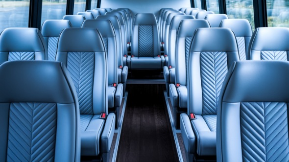 sterling heights 20 passenger minibus interior