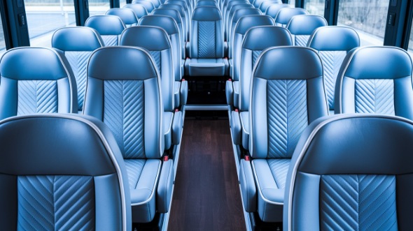 sterling heights 25 passenger minibus interior
