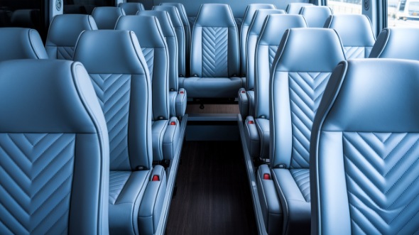 sterling heights 30 passenger minibus inside