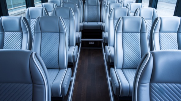 sterling heights 30 passenger minibus interior