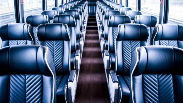 sterling heights 54 passenger charter bus rental