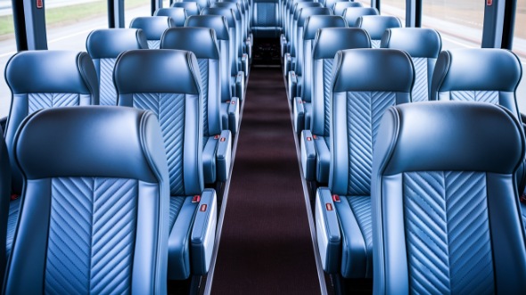 sterling heights 55 passenger charter bus interior