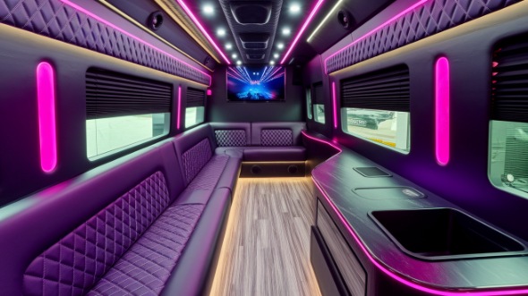 sterling heights sprinter limo rental interior